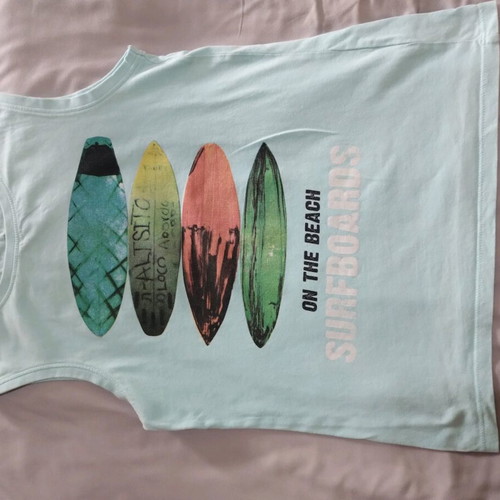 T shirt Orchestra No 12 like new, turquoise for 10-11 years old