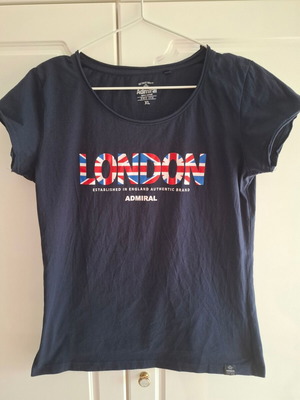 Admiral London T-shirt XL navy blue like new