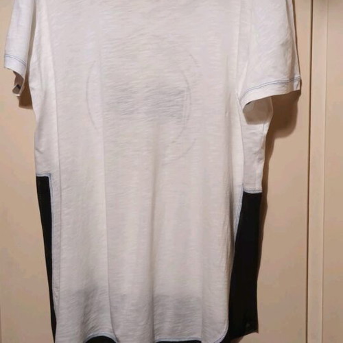 Mat Fashion white asymmetrical blouse like new, size XL