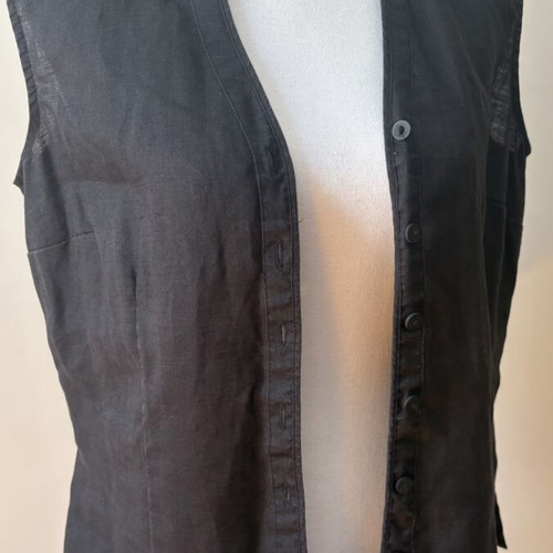 Yessica linen shirt vest size M