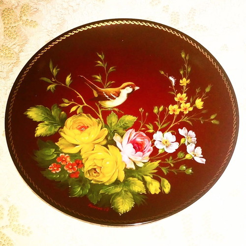 Bradex Fantasy wall plate collection 6pcs porcelain Russia 1991 new