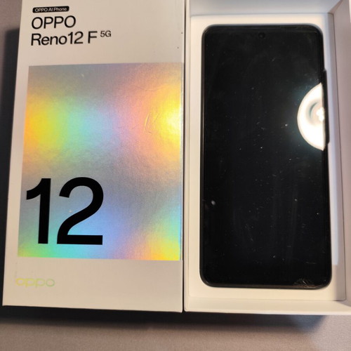 Oppo Reno 12 F 5G smartphone like new, 8/256GB, dark green