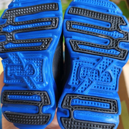 Baby shoes size 20 used, black and blue