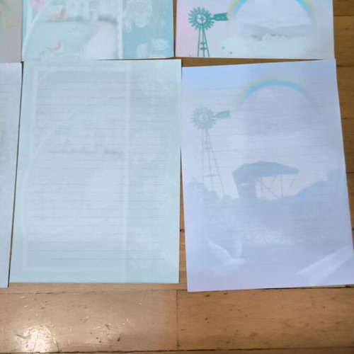Letter sets used, pack of ten