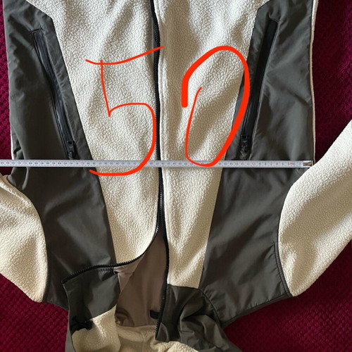 Tech fleece jacket used, size M, white