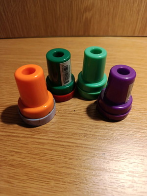 Set of four children's stamps used