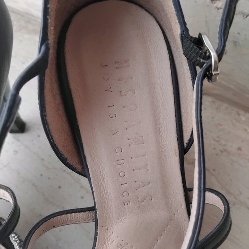 Hispanitas T-strap shoes like new, blue, size 39