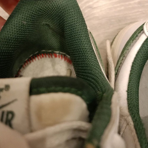 Nike AF1 Low x LeBron James "SVSM/Four Horsemen" used, white/green, size 40