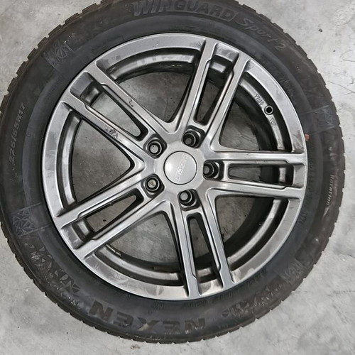 Dezent 17" alloy wheels with Nexen Winguard 2 tires used, set of 4 for BMW X2