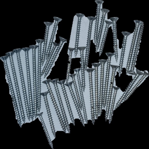 Galvanized novopan screws new, 39 pieces in sizes 4, 6, and 8 cm