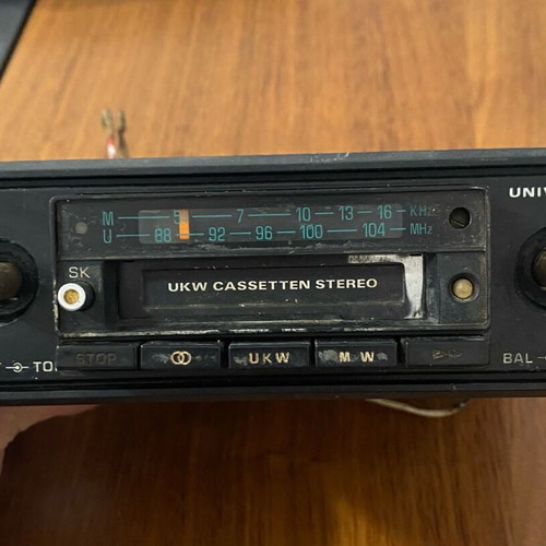 Universum car cassette radio used vintage