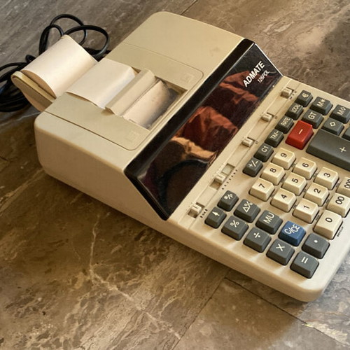 Admate 126PDL accounting calculator like new