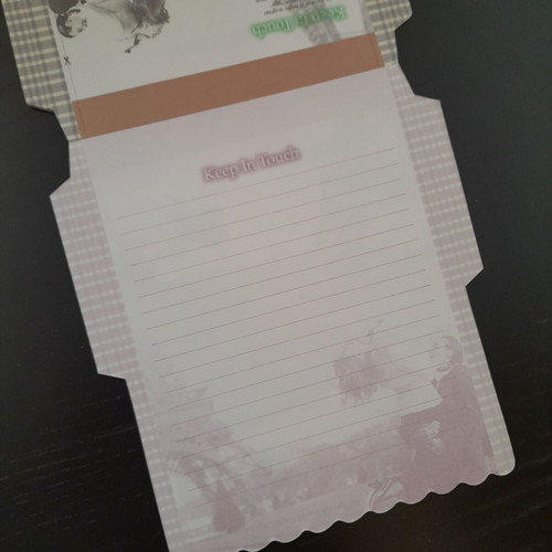 Block of letter sheets new, 18 sheets