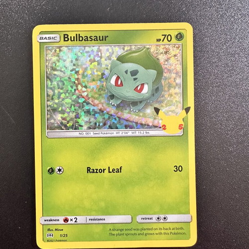 Bulbasaur MC21 01/25 Holo Pokémon Card like new