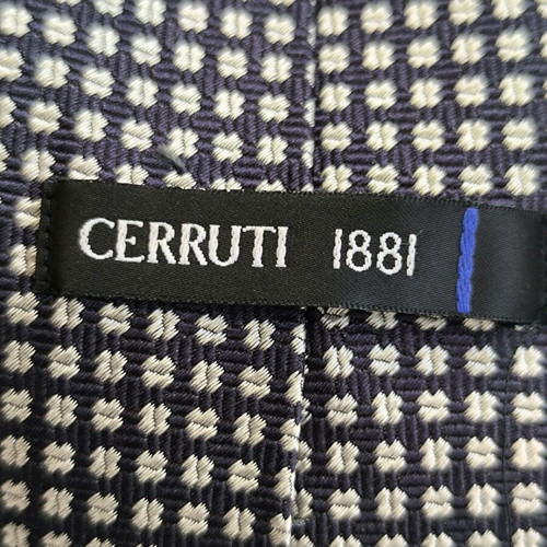 Cerruti 1881 Silk Tie like new, black and white