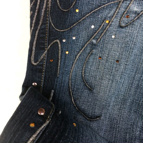 Dolce & Gabbana women's low rise jeans Y2K like new, size 34, blue