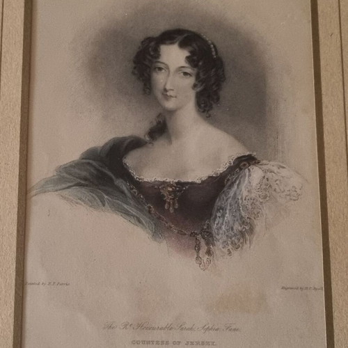Authentic engravings like new, set of two framed