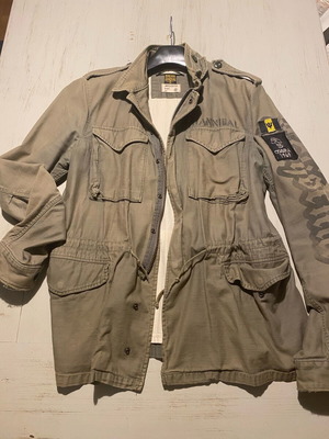 Men's vintage military-style rare cotton jacket used