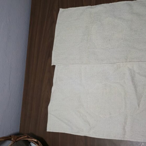 Towel set with embroidered LADA logo, like new, 2 pieces vintage