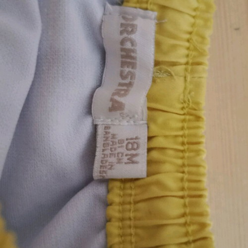 Swimsuit for toddler boy like new, blue and yellow, 18 months