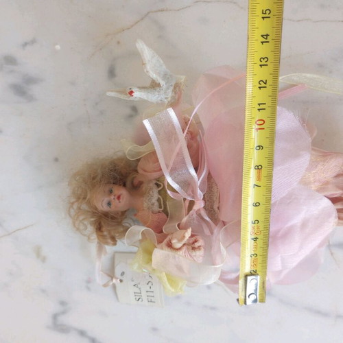 Handmade fairy new with dove decoration