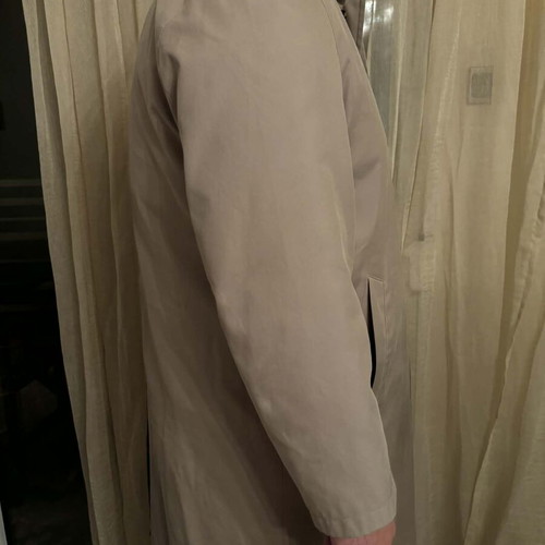 Bugatti men's trench coat like new, beige with removable lining
