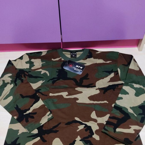 MFH Woodland men's camouflage shirt medium new