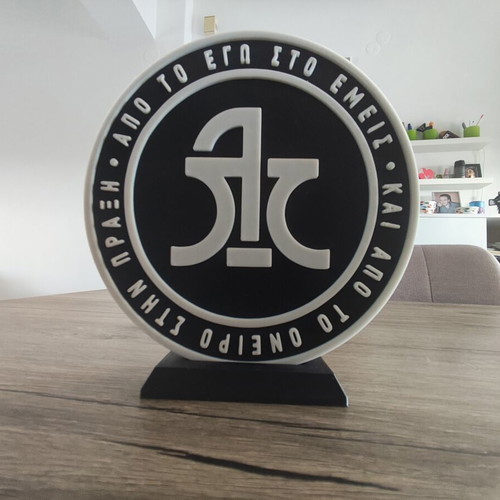 Logos Timis 3D Printed Decorative Stand new