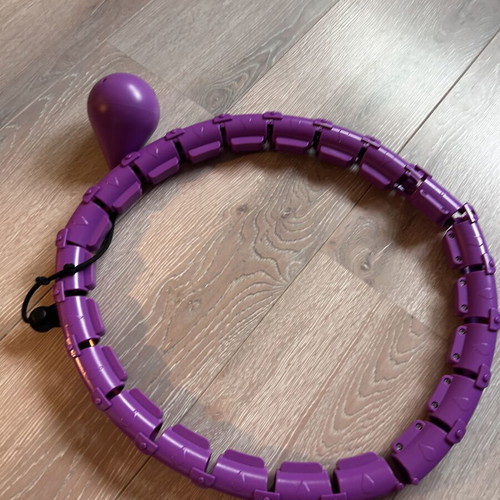 Smart Weighted Hula Hoop purple, adjustable, excellent condition