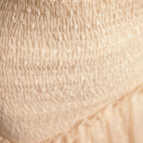 Spring summer open cream mini dress new