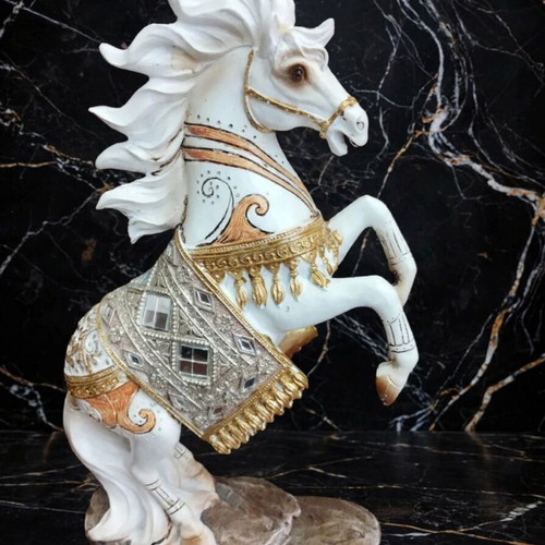 Horse sculpture new decorative 27x17x7cm