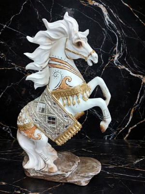 Horse sculpture new decorative 27x17x7cm