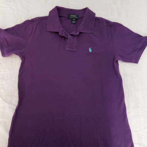 Polo Ralph Lauren boys' shirt, purple, age 10-12