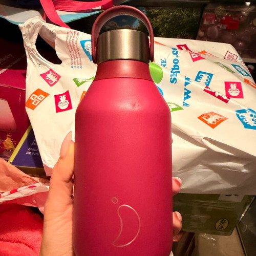 Water bottle used with inox interior and screw cap