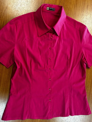 Julia Bergovich women's cotton shirt XL 42 pink like new