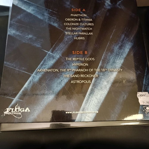 Nightfall Cassiopeia vinyl record new, limited transparent vinyl