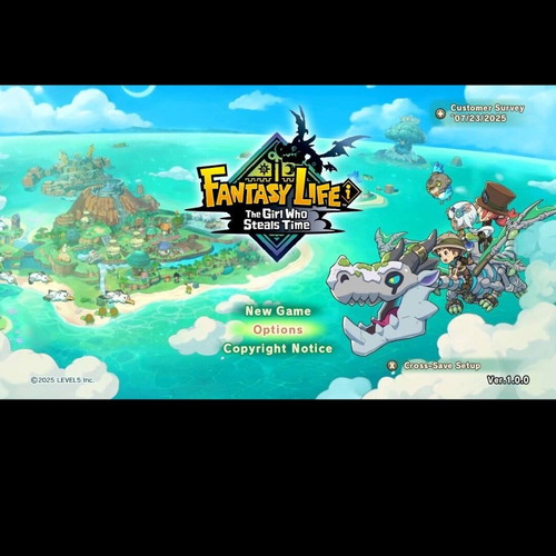 Nintendo Switch game Fantasy Life The Girl Who Steals Time like new