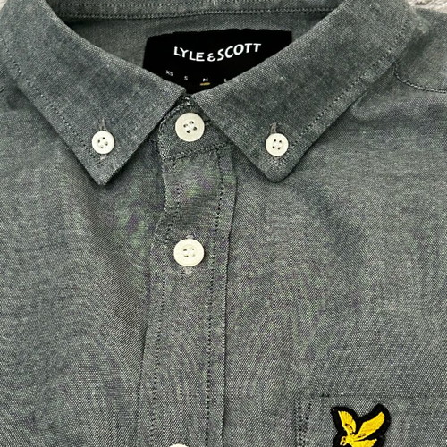 Lyle and Scott slim grey shirt like new, size M