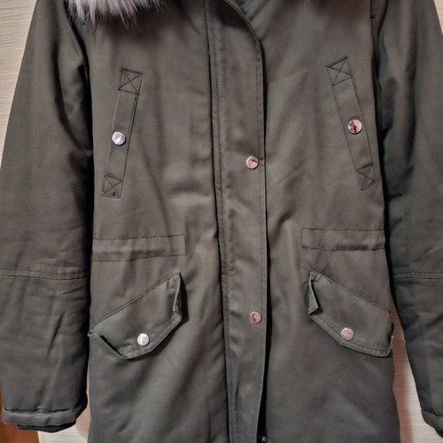 Parka jacket like new with fur lining, size S