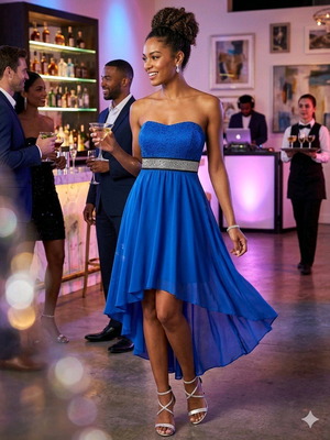 Blue cocktail dress like new