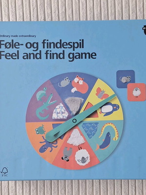 Feel and Find Game educational touch toy like new