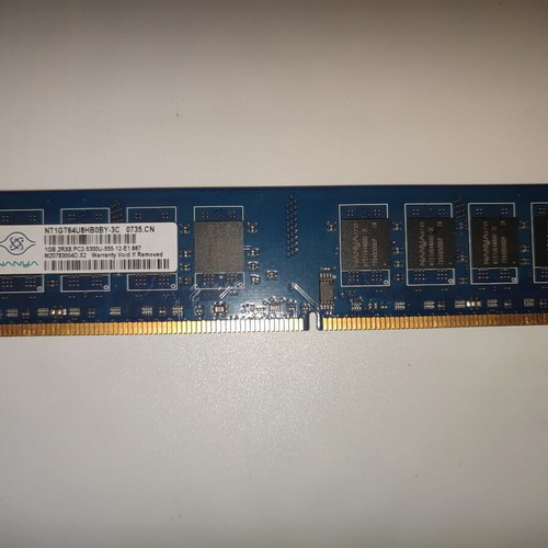 Nanya 1GB DDR2 667MHz RAM memory like new for Desktop