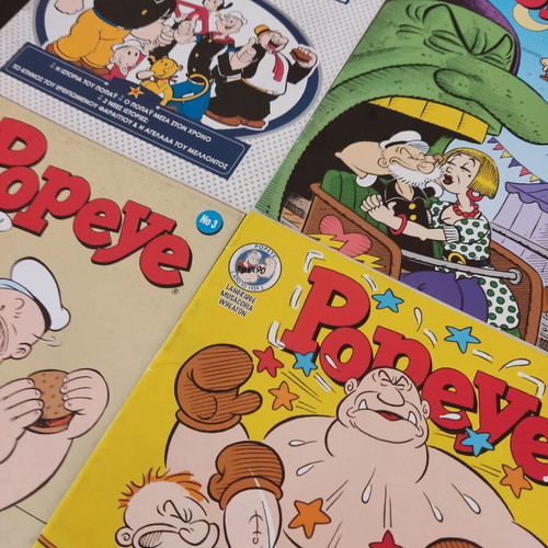 Popeye comics complete set #1–4 with special 90th anniversary edition