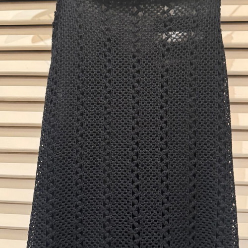 Black knitted dress Vanilla Fashion size medium like new