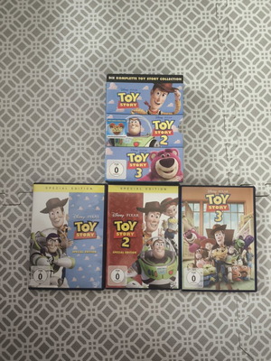 Toy Story 1+2+3 DVD σαν καινούργια, μεταγλωττισμένα, σπάνια χάρτινη θήκη