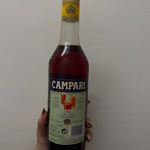 Campari vintage bottle like new, 70s-80s