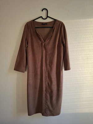 Midi dress used, brown, size M