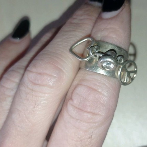 Ring used with decorative charms