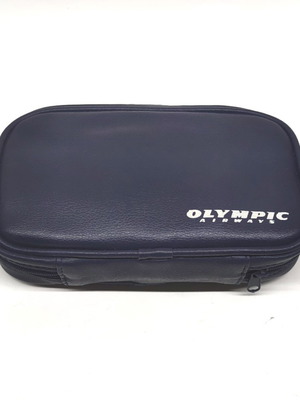 Olympic Airways executive class travel set used vintage