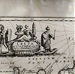  Αυθεντικός χάρτης της Κρήτης του Dapper